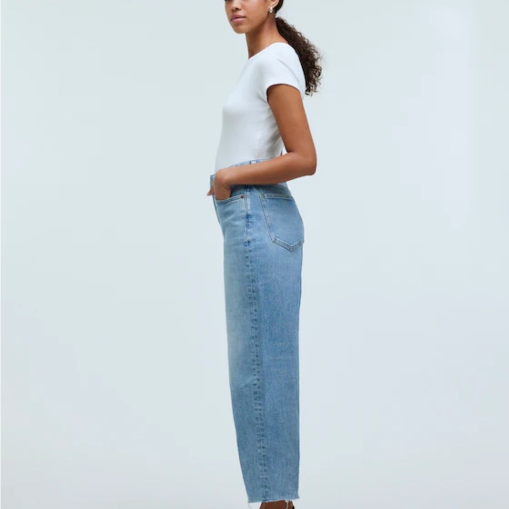 Madewell Light Blue Flare & Wide Leg Jeans - Picture 4 of 6
